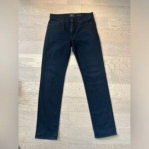 Seven for All Mankind Luxe Performance Slimmy Men's Black Jeans